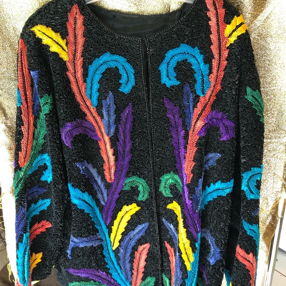 ❤️Gorgeous Vintage ribbon jacket.❤️